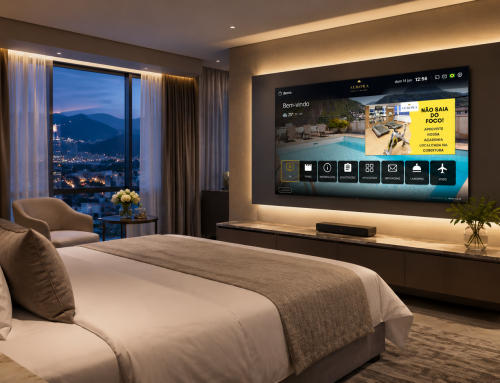 TV interativa para hotéis: como transformar o televisor do quarto em canal de serviços e receita extra